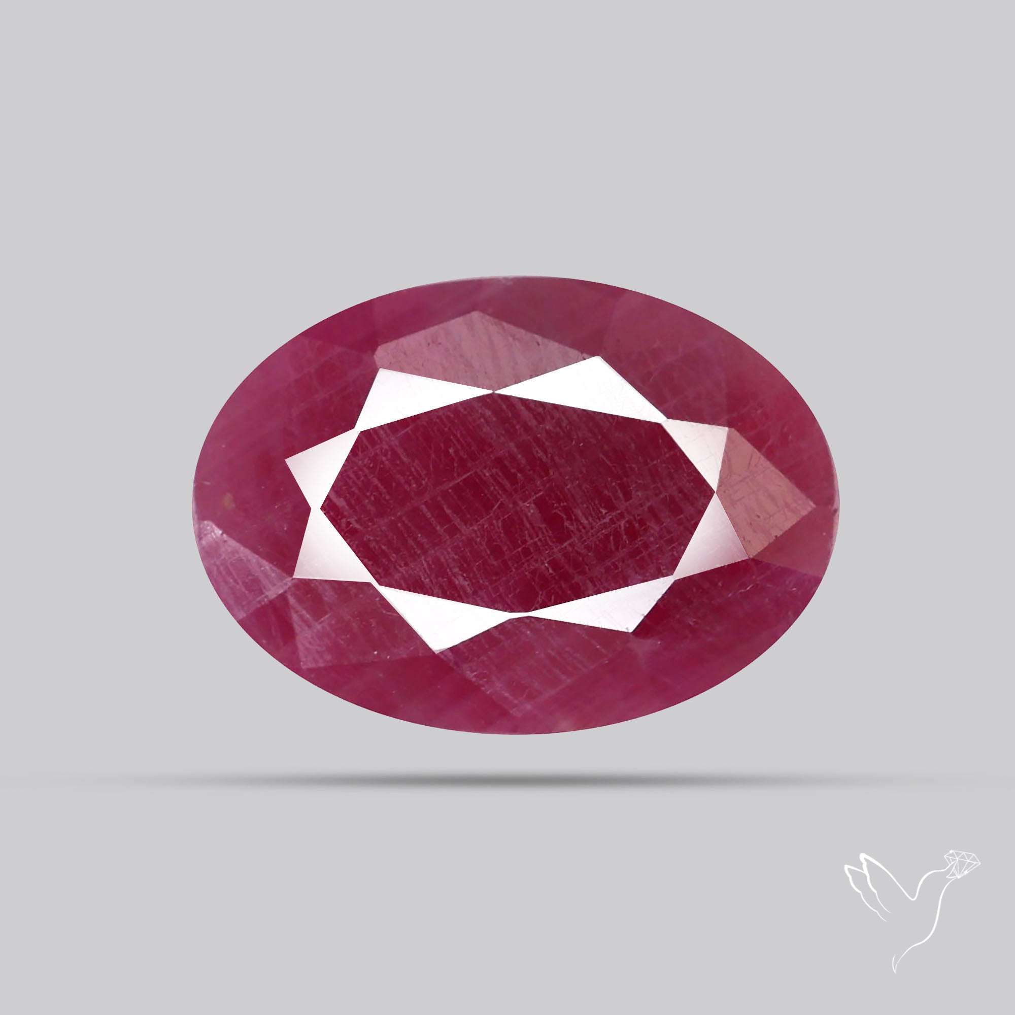 Fine Ruby | Faceted Indian Ruby (11.5X8.3X4.1 mm) | Gemstones For Sale