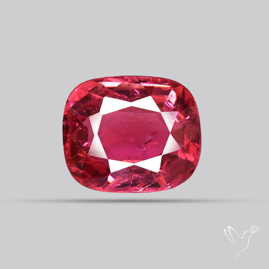 Faceted Rubellite Pink Tourmaline