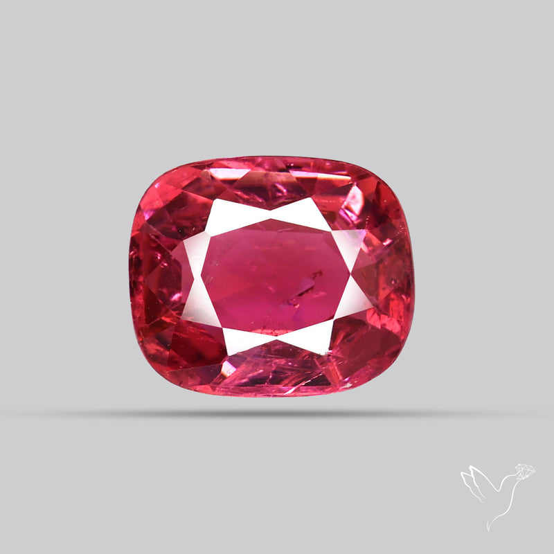 Faceted Rubellite Pink Tourmaline