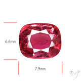Faceted Rubellite Pink Tourmaline