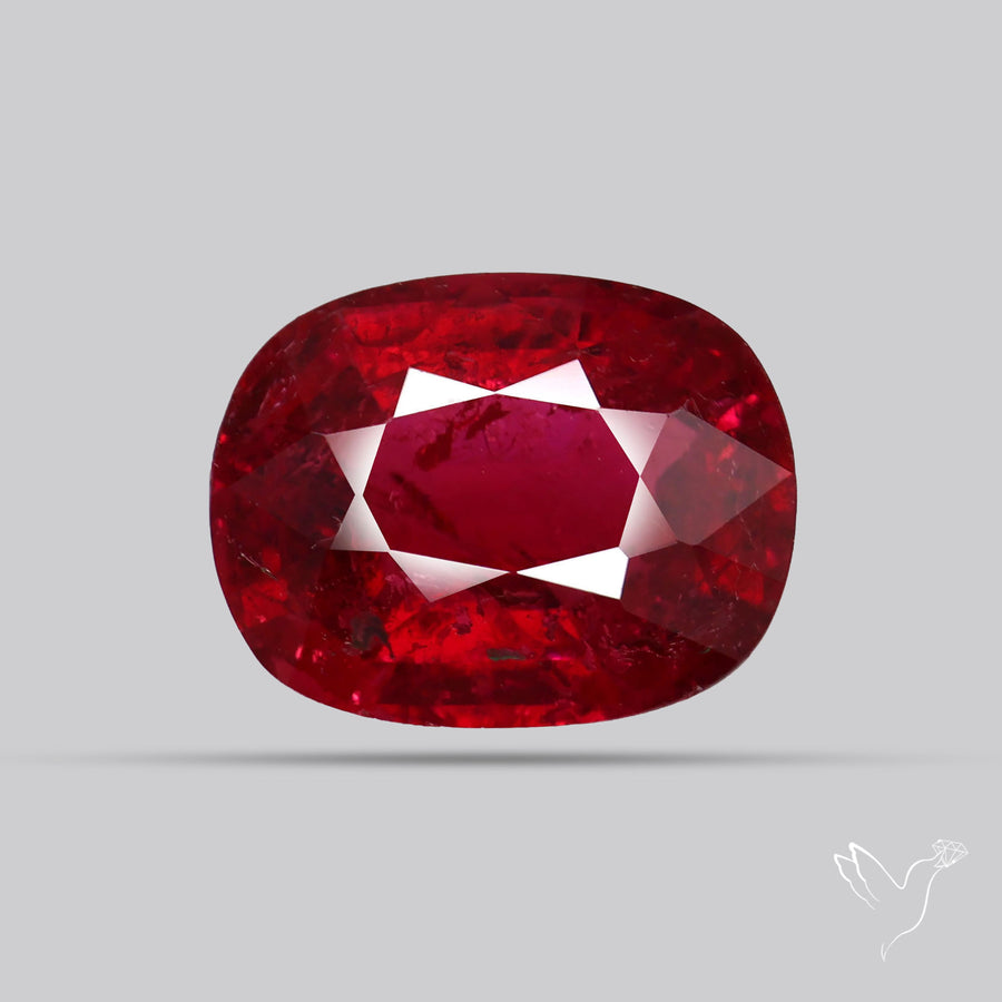 Faceted Rubellite Pink Tourmaline