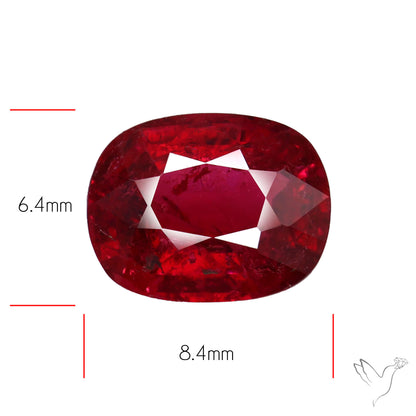 Faceted Rubellite Pink Tourmaline