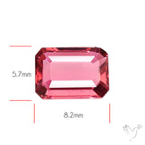 Faceted Rubellite Pink Tourmaline