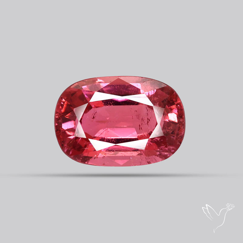 Faceted Rubellite Pink Tourmaline