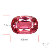 Faceted Rubellite Pink Tourmaline