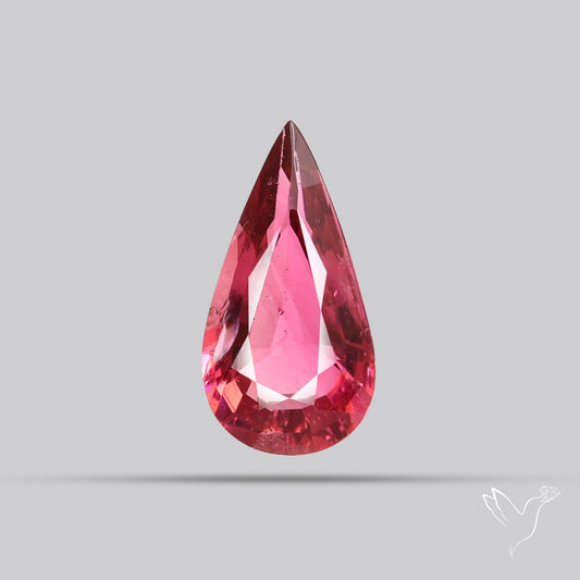 Faceted Rubellite Pink Tourmaline