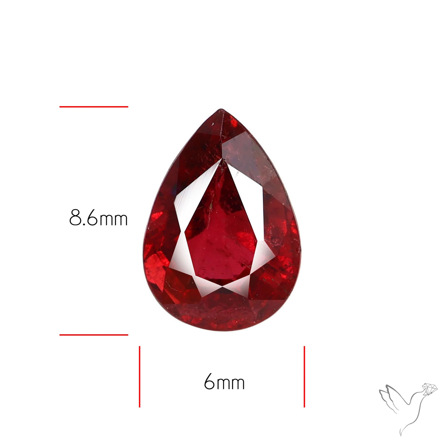 Faceted Rubellite Pink Tourmaline