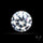 Faceted White Cubic Zirconia