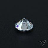 Faceted White Cubic Zirconia
