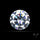 Faceted White Cubic Zirconia