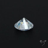 Faceted White Cubic Zirconia