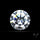 Faceted White Cubic Zirconia