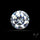 Faceted White Cubic Zirconia