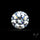 Faceted White Cubic Zirconia