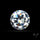 Faceted White Cubic Zirconia
