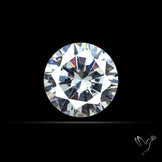Faceted White Cubic Zirconia
