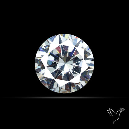 Faceted White Cubic Zirconia