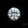 Faceted White Cubic Zirconia