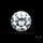 Faceted White Cubic Zirconia