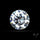 Faceted White Cubic Zirconia