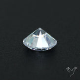 Faceted White Cubic Zirconia