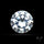 Faceted White Cubic Zirconia