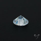 Faceted White Cubic Zirconia