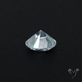 Faceted White Cubic Zirconia