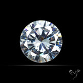 Faceted White Cubic Zirconia