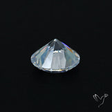 Faceted White Cubic Zirconia