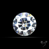 Faceted White Cubic Zirconia