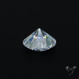 Faceted White Cubic Zirconia