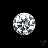Faceted White Cubic Zirconia