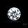 Faceted White Cubic Zirconia