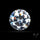 Faceted White Cubic Zirconia