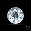 Faceted Round White Topaz Gemstone