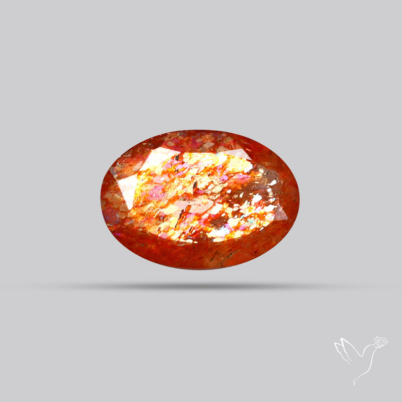 Faceted Confetti Sunstone