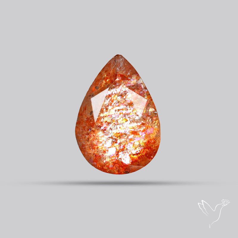 Faceted Confetti Sunstone
