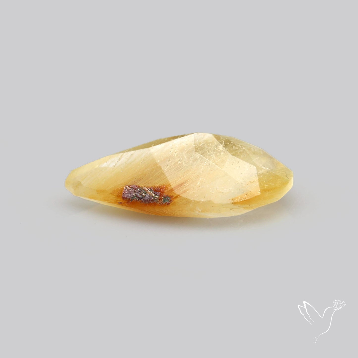 Faceted Golden Rutilated Quartz