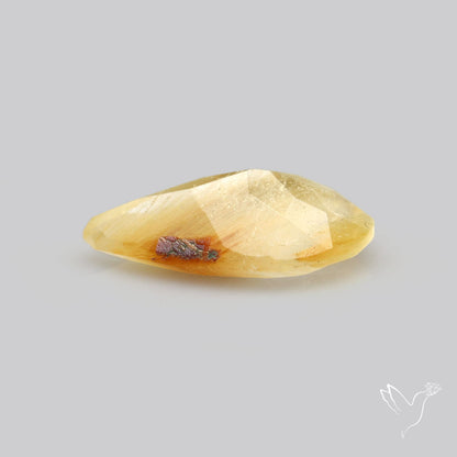 Faceted Golden Rutilated Quartz