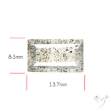 Faceted Diopside In Quartz