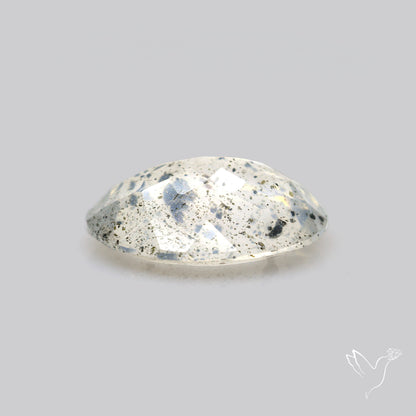 Faceted Diopside In Quartz