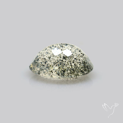 Faceted Diopside In Quartz