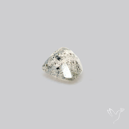 Faceted Diopside In Quartz