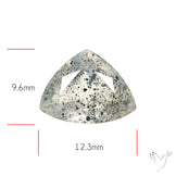 Faceted Diopside In Quartz