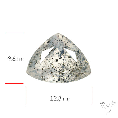 Faceted Diopside In Quartz