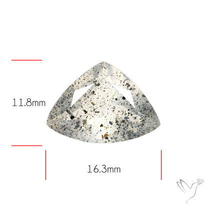 Faceted Diopside In Quartz