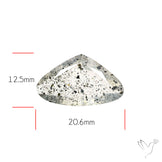 Faceted Diopside In Quartz