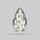 Faceted Diopside In Quartz