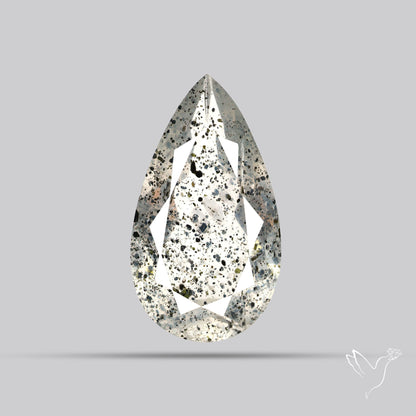 Faceted Diopside In Quartz